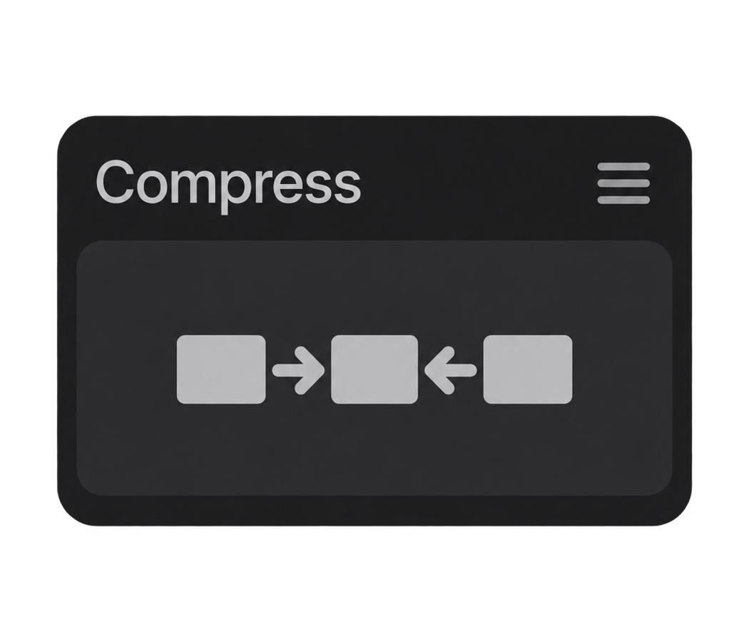 Compress plugin interface icon